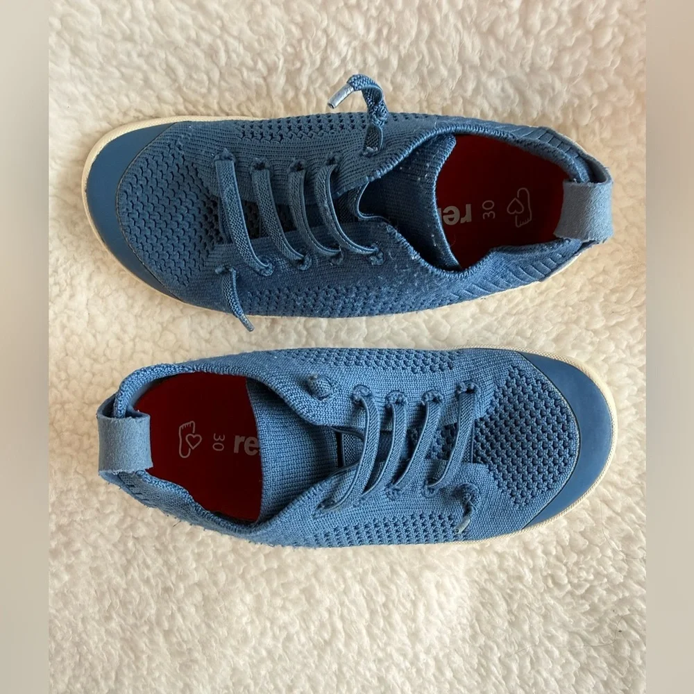 Reima Kids Blue Knit Sneaker - Breathable Everyday Shoe - Picture 7 of 16